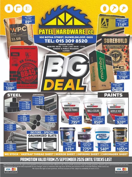Big Deal leaflet, page 1